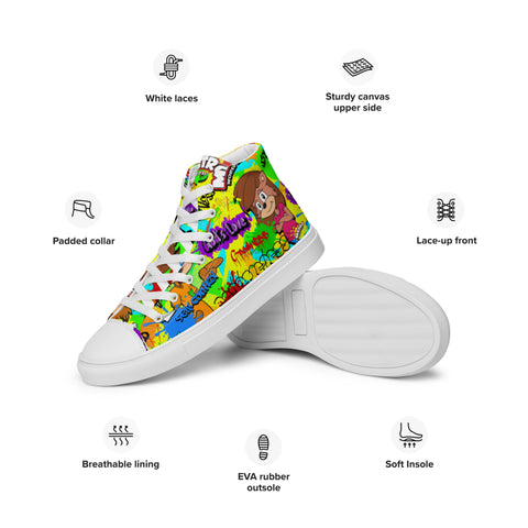 Fruit of the Spirit - Women’s high top canvas shoes